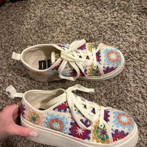 Colorful Crochet Sneakers